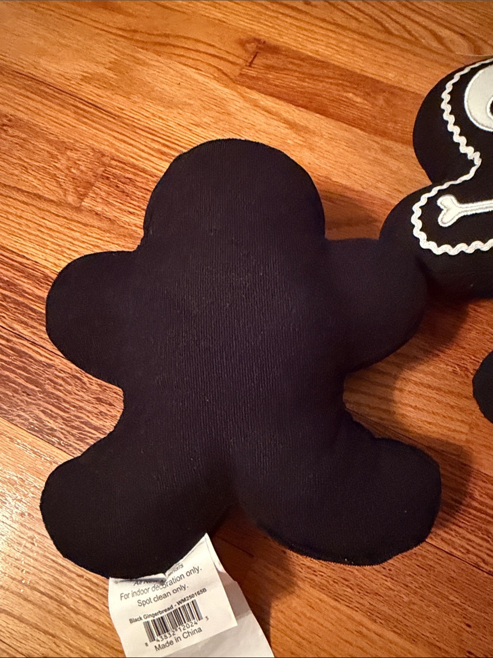 Skeleton Gingerbread Toy with Red Bow - Picture 6 of 6